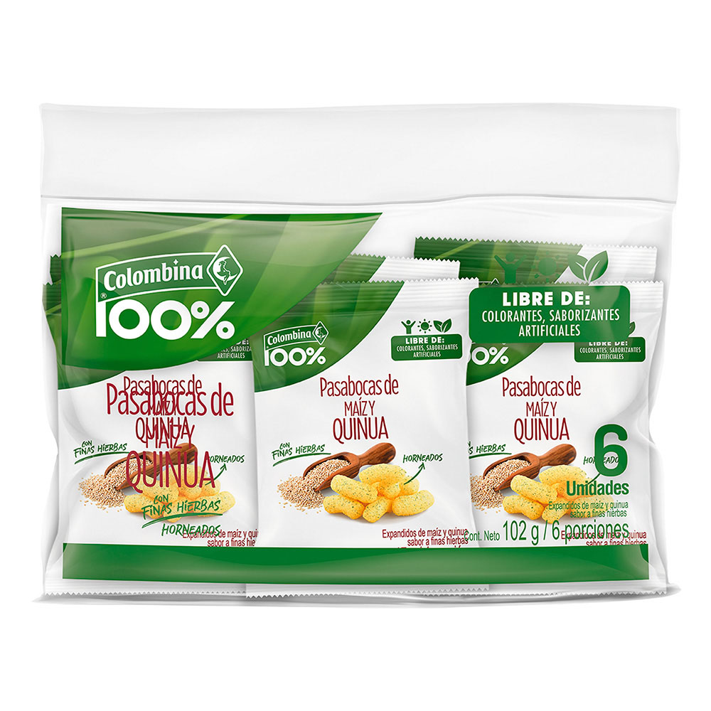Pasabocas Con Quinua BS x 6 Uds