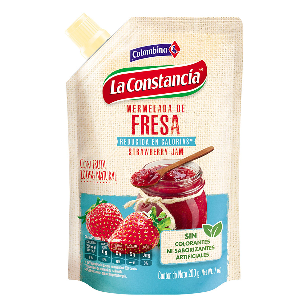 Mermelada de Fresa Reducida en Calorías 200 g