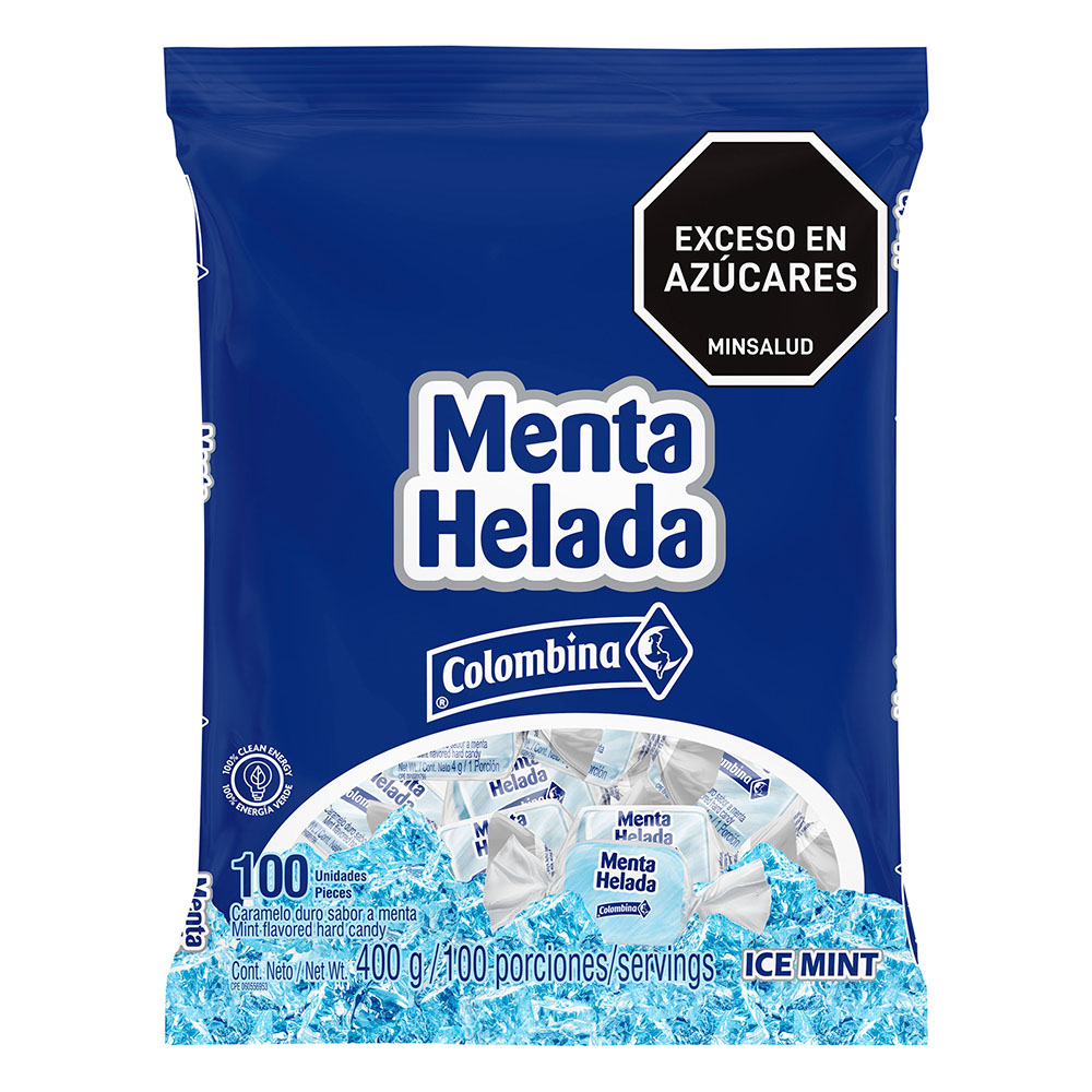 Menta Helada Tradicional x100 400 g