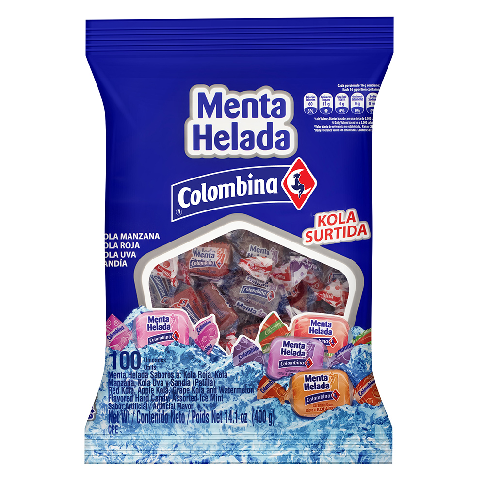 Menta Helada Kola Surtida x100 400 g