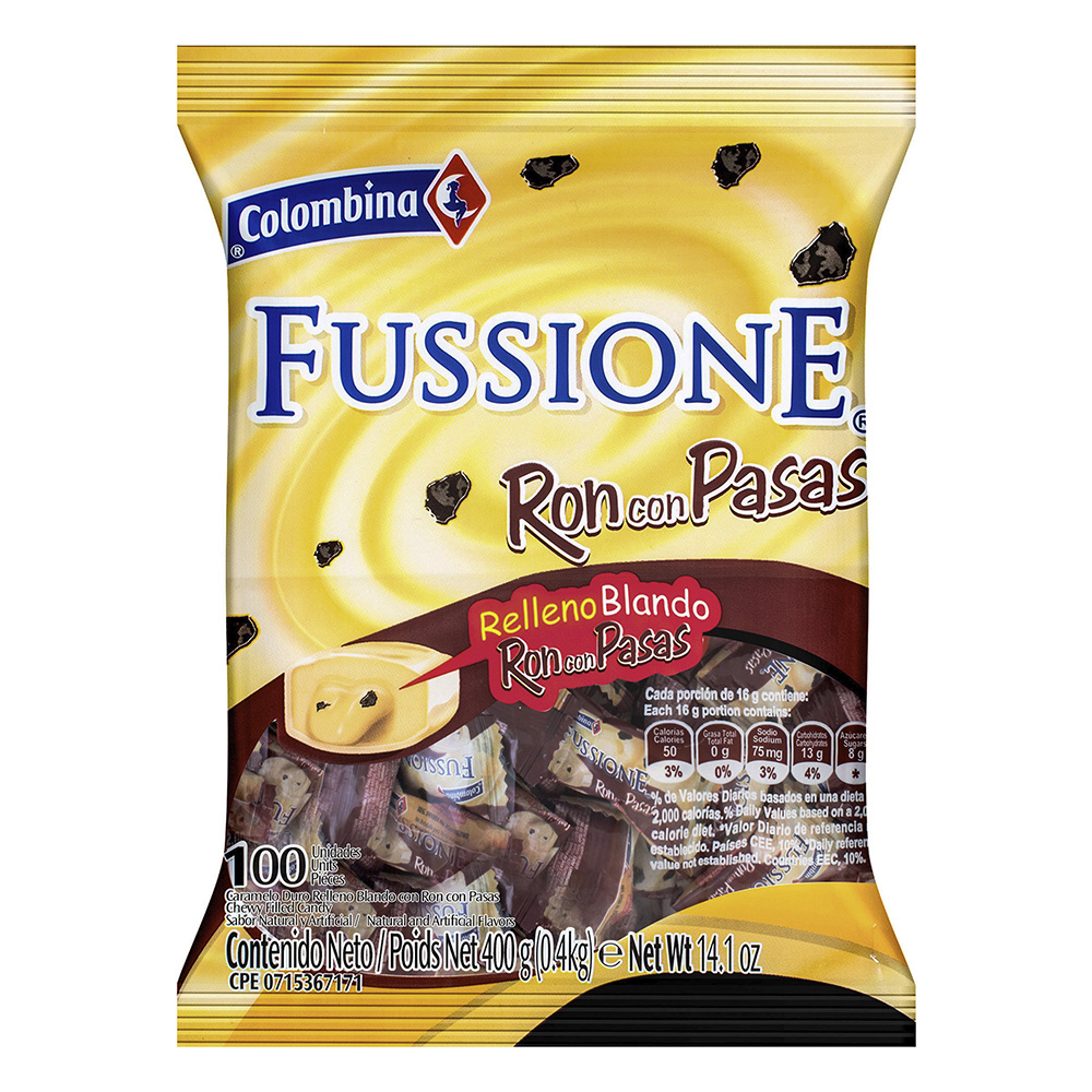 Fussione Ron con Pasas 100 uds