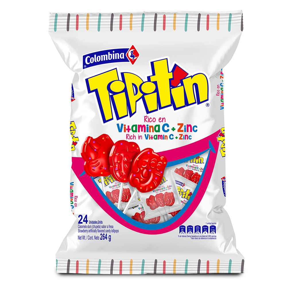 Tipitín Vitamina C + Zin x 24 264g