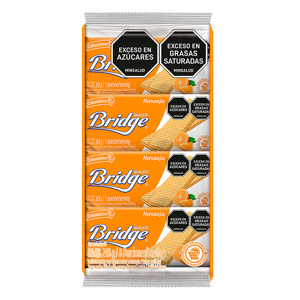 Bridge Individual Naranja 240 g